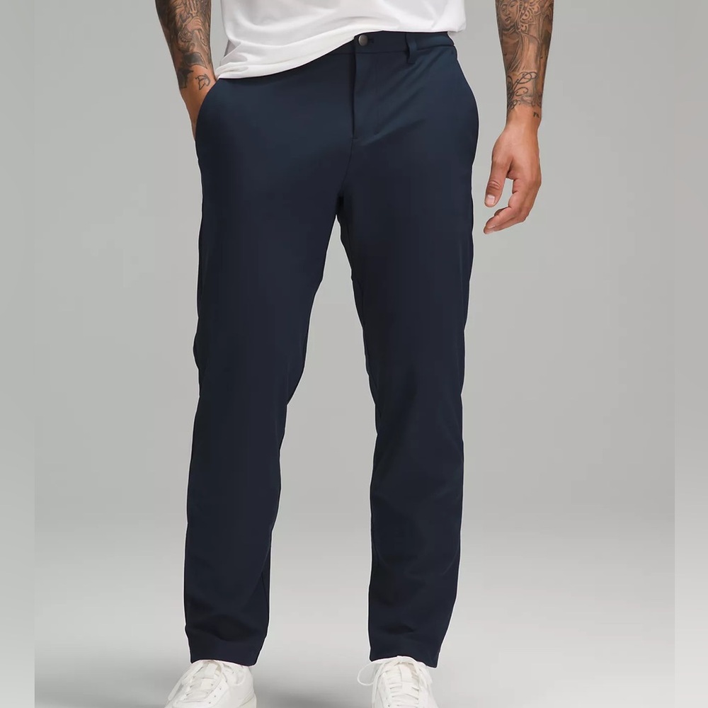 Lululemon ABC Classic Fit Trouser 30L Warpstream True Navy size 32 NWT